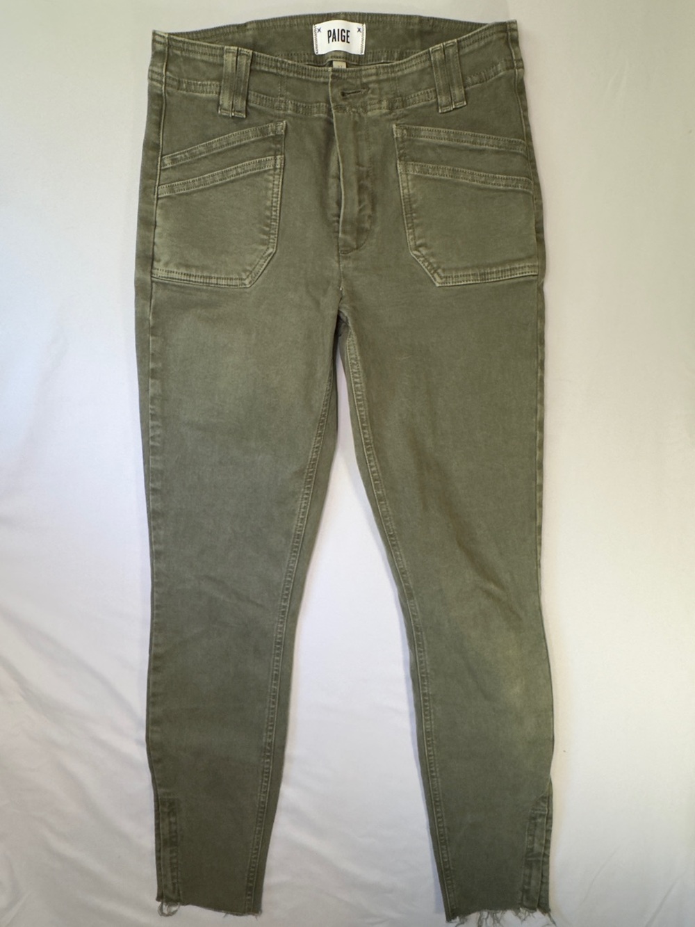 PAIGE Olive Doxton Ankle Skinny Jeans, size 27